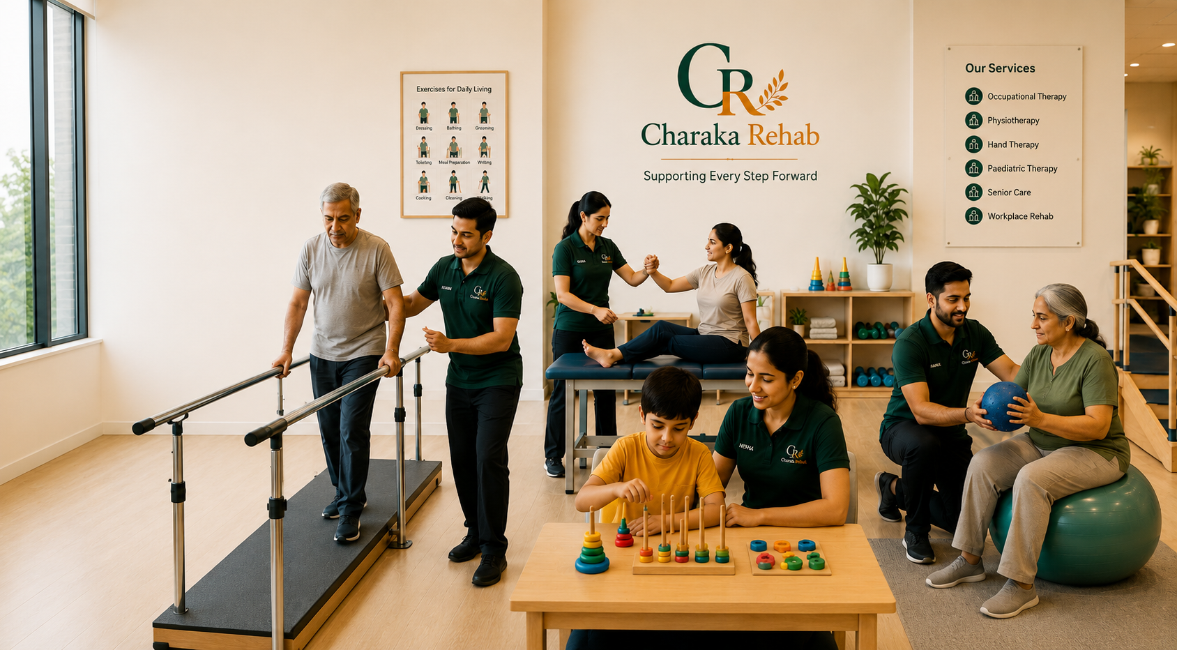 Charaka Rehab occupational therapy services